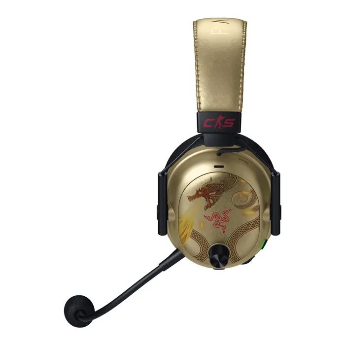 Навушники Razer Blackshark V3 PRO Counter-Strike 2 Edition USB Gold (RZ04-05400800-R3M1) зображення 3