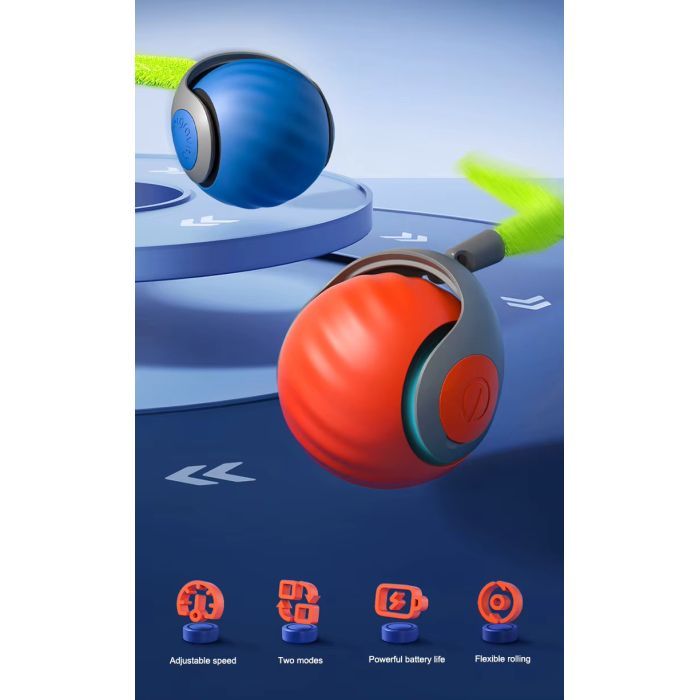 Игрушка для кошек Me&Pet Интерактивный мяч синий (NMP20-1) изображение 7