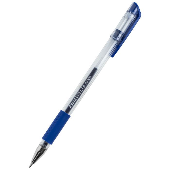 Ручка гелева Axent Delta 0,7 мм, чорний (DG2033-01)