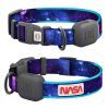 Нашийник для тварин WAUDOG з підсвічуванням LED "NASA21" M-L (273-0148)