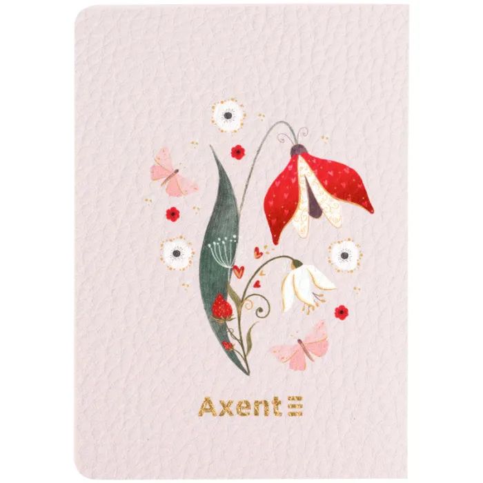 Книга записная Axent A6 Secret Garden 2, 60 листов клетка (8711-2-A-TR) изображение 6