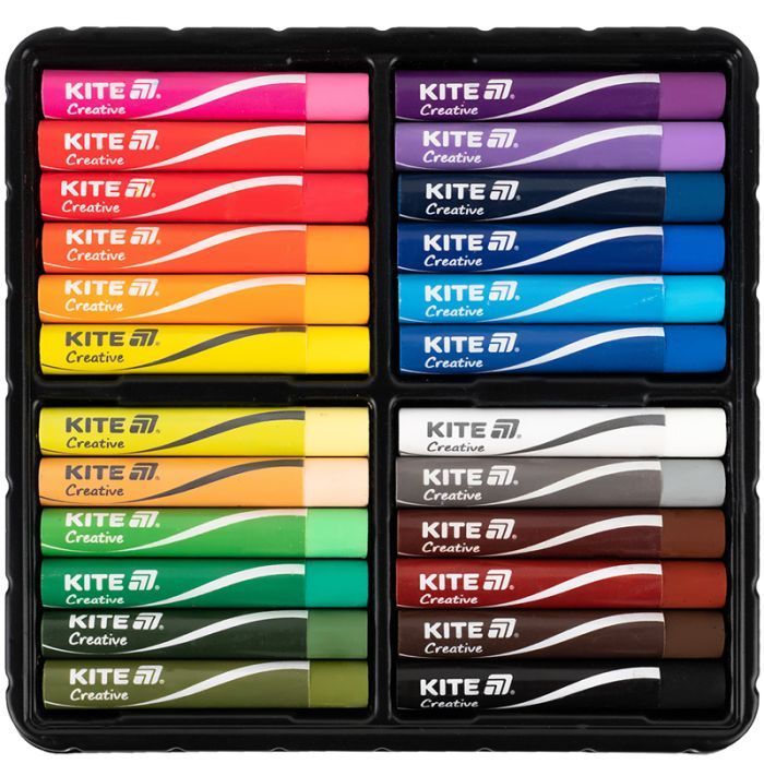 Пастель Kite Creative масляна, 24 кольори (K-200-24) изображение 3