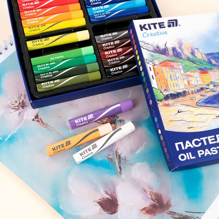 Пастель Kite Creative масляна, 24 кольори (K-200-24) изображение 4