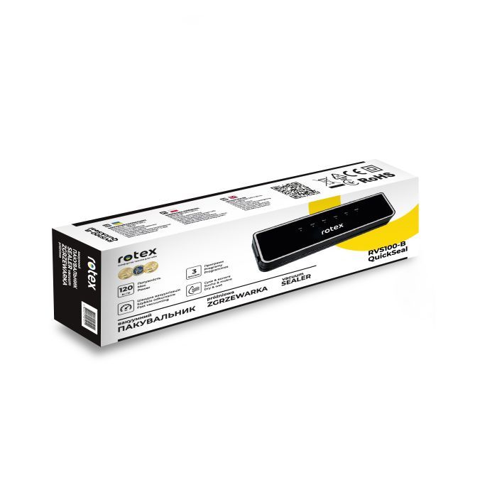 Вакууматор Rotex RVS100-B QuickSeal изображение 12