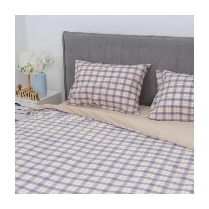 Постільна білизна Viluta 06 Wash Варена бавовна геометрія (50 х 70 - 2 шт) двоспальний (06_Wash_Printed_dv) зображення 4