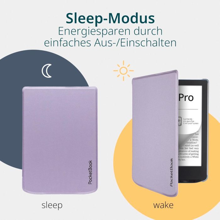 Чехол для электронной книги Pocketbook 619_629_634 Shell-TR Light Purple (SH-TR-634-LPL-WW) изображение 3