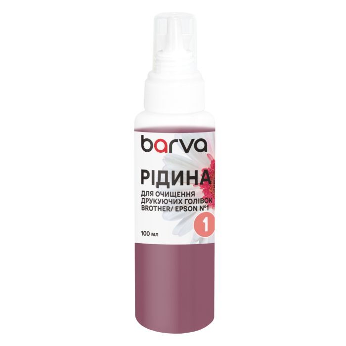 Чистящая жидкость Barva №1 Brother/Epson 100 мл Water-Based Inks Printhead (F5-018-100)