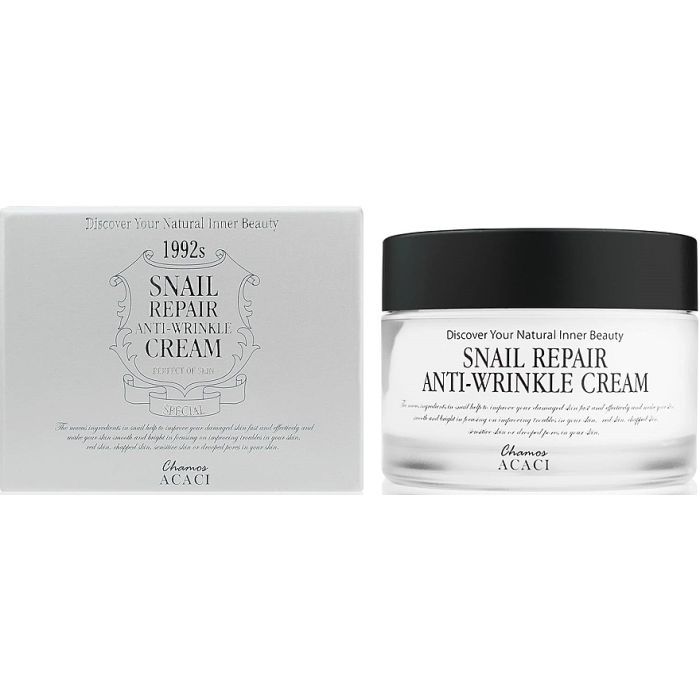Крем для обличчя Chamos Acaci Snail Repair Anti-Wrinkle Cream 50 мл (8809071360622)