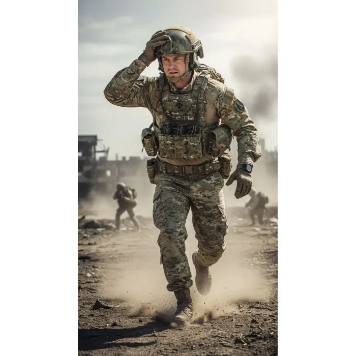 Шолом військовий Alpine Crown Bulletproof Helmet Fast Tweron Kevlar XL Камуфляж (25110-001-XL) зображення 6