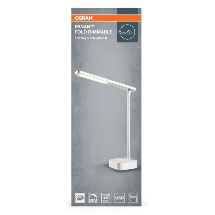 Настільна лампа Osram PANAN F DIM USB WT (4099854507472) зображення 5