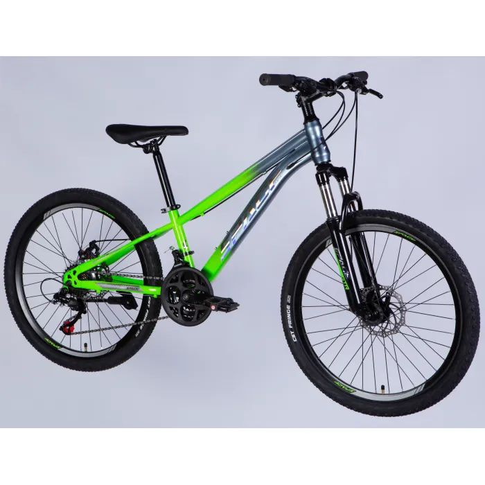 Велосипед Space 24" MARS DD FR рама-11" ST 2026 чорний з білим (OPS-SP-24-059) изображение 2