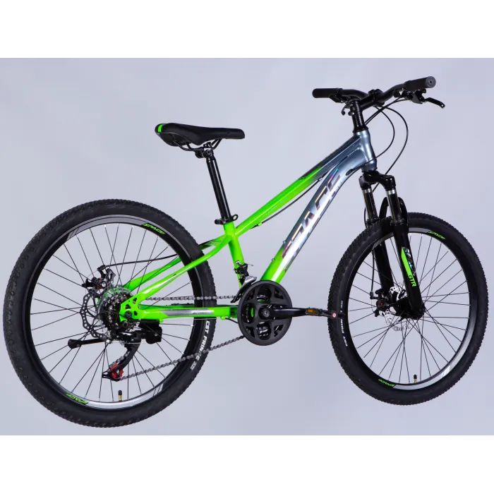 Велосипед Space 24" MARS DD FR рама-11" ST 2026 чорний з білим (OPS-SP-24-059) изображение 3