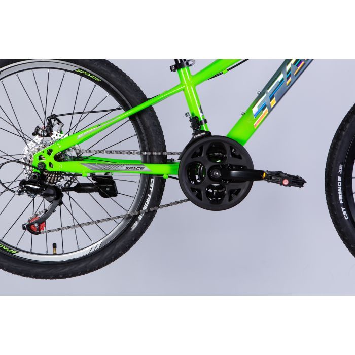 Велосипед Space 24" MARS DD FR рама-11" ST 2026 чорний з білим (OPS-SP-24-059) изображение 5