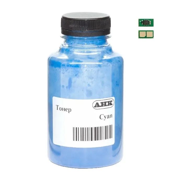 Тонер Canon iRUNNER C3326I, C-EXV65 300г 11K Cyan chip АНК (50000534)