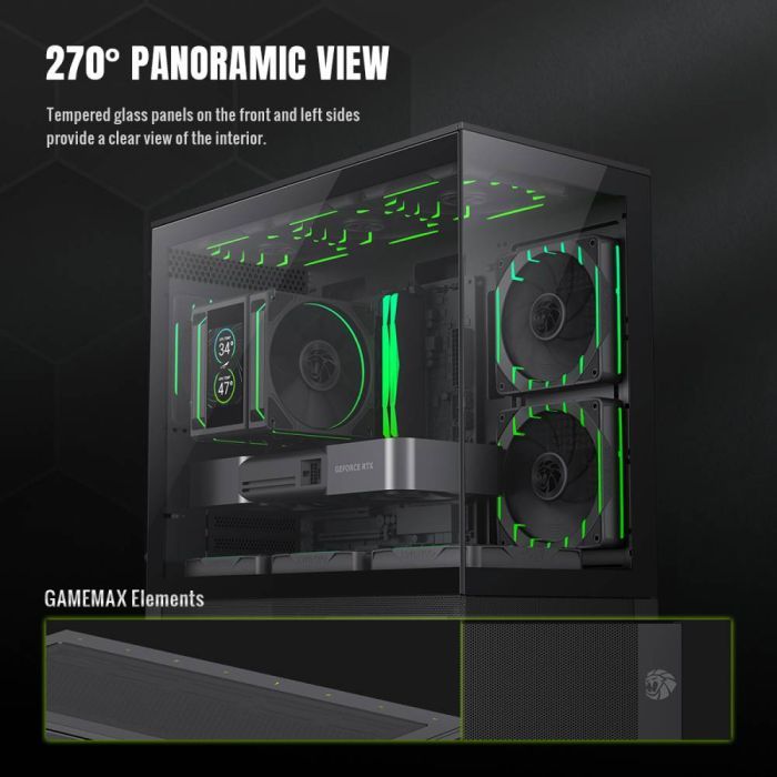 Корпус для ПК Gamemax VISTA 2 MB изображение 24
