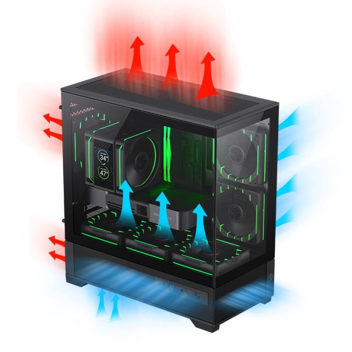 Корпус для ПК Gamemax VISTA 2 MB изображение 25