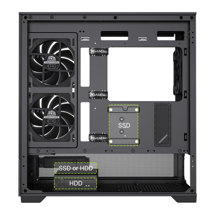 Корпус для ПК Gamemax VISTA 2 MB изображение 26