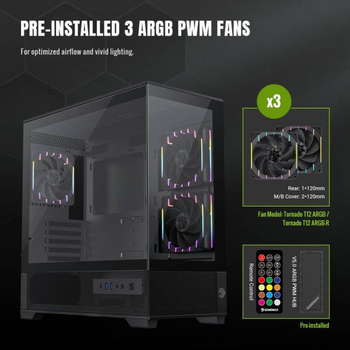 Корпус для ПК Gamemax VISTA 2 MB изображение 6