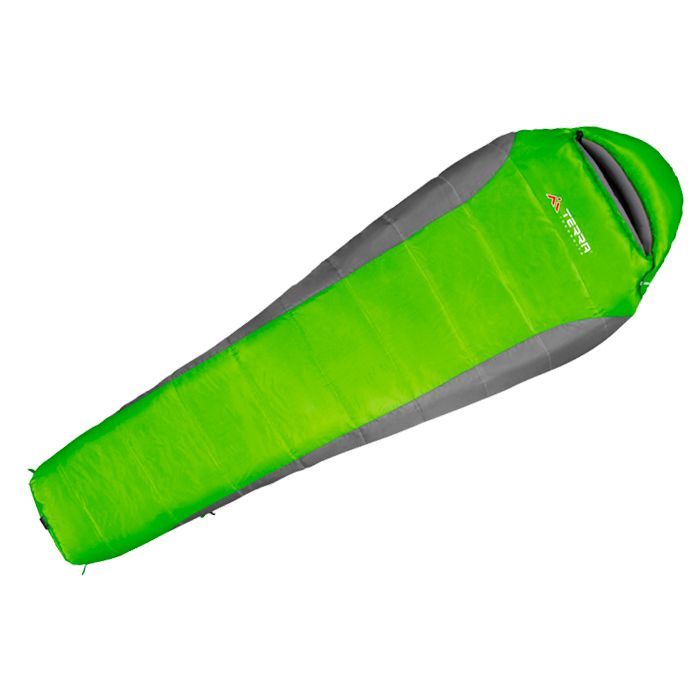 Спальный мешок Terra Incognita Siesta Long 100 L зелений/сірий (4823081501480)