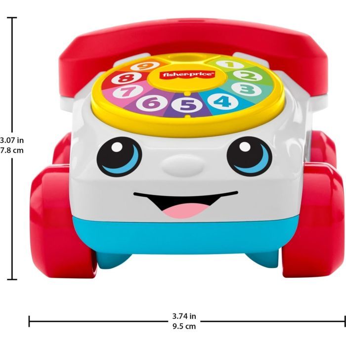 Каталка Fisher-Price машинка "Веселый телефончик" (JKD56) изображение 2
