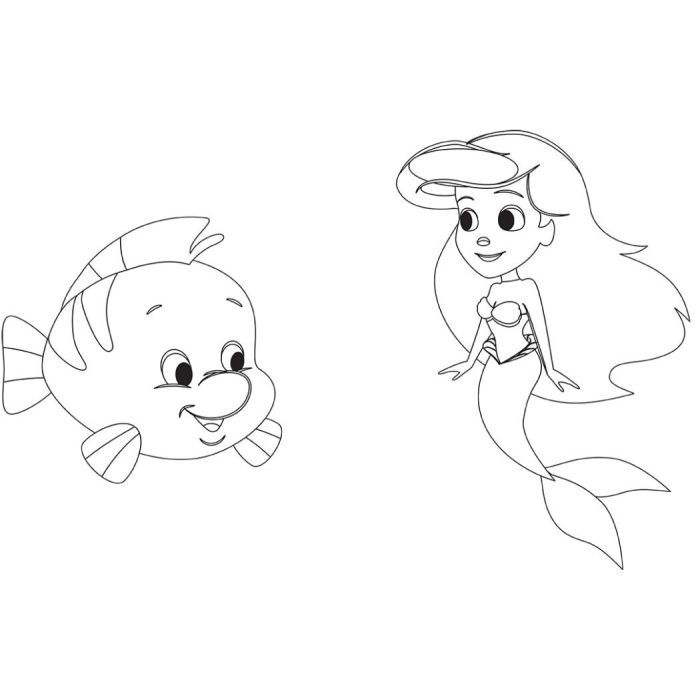 Книга Disney Маля. Гра з кольором. Русалонька Ранок (9789667503901) изображение 2