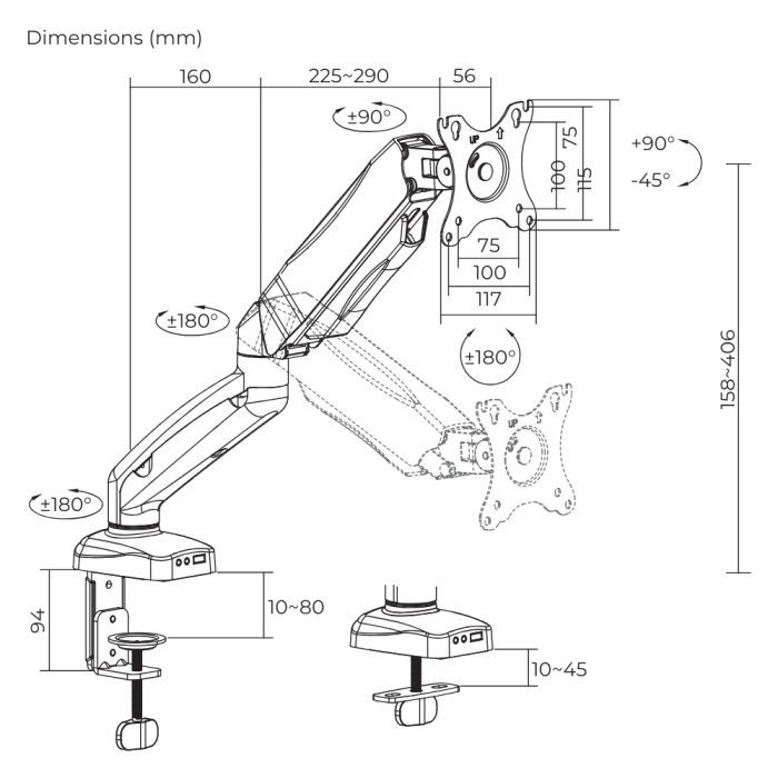 Кронштейн ITech LDT13-C012E изображение 12