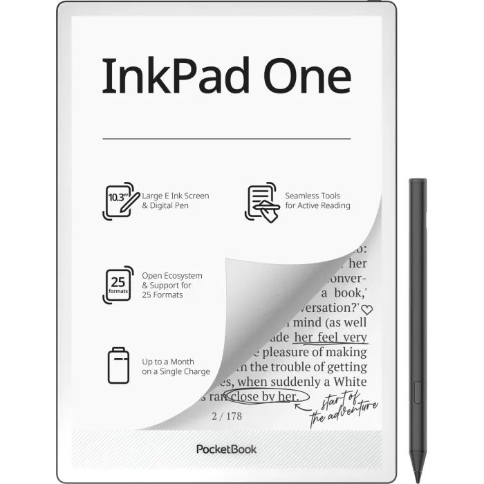 Электронная книга Pocketbook 1030 InkPad One Matte Black (PB1030-8-WW) изображение 2