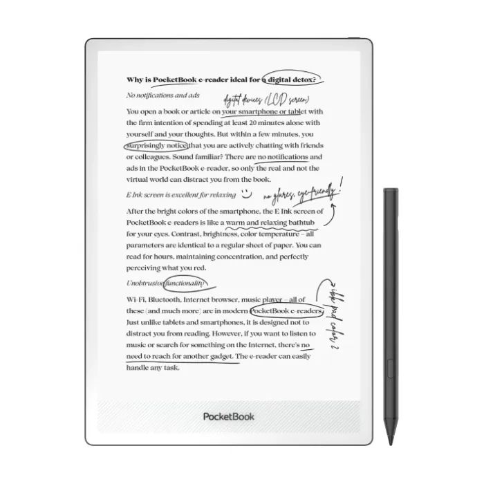 Электронная книга Pocketbook 1030 InkPad One Matte Black (PB1030-8-WW) изображение 3