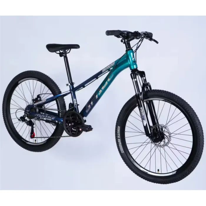 Велосипед Space 24" PHAETON DD FR рама-11" AL 2026 синьо-бірюзовий (OPS-SP-24-073) зображення 2