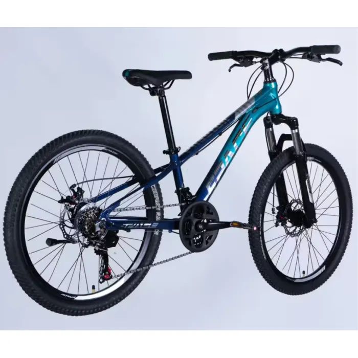 Велосипед Space 24" PHAETON DD FR рама-11" AL 2026 синьо-бірюзовий (OPS-SP-24-073) зображення 3