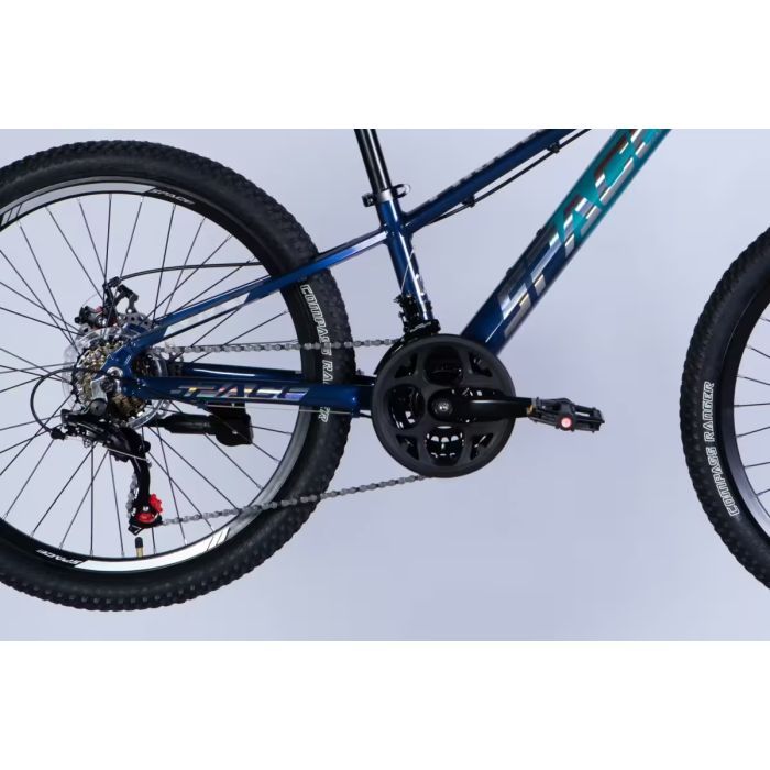 Велосипед Space 24" PHAETON DD FR рама-11" AL 2026 синьо-бірюзовий (OPS-SP-24-073) зображення 5