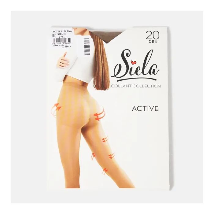 Колготи Siela Collant Active 20 Den Graphite - 3 (4823116902572) зображення 3