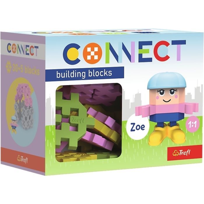 Конструктор Trefl Connect с игровой фигуркой Zoe 35 деталей (5900511619805)