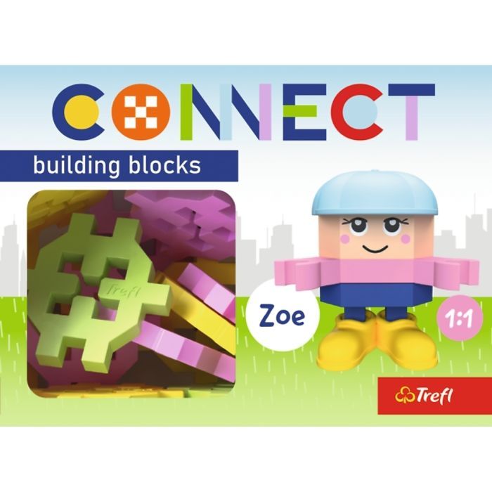 Конструктор Trefl Connect с игровой фигуркой Zoe 35 деталей (5900511619805) изображение 4