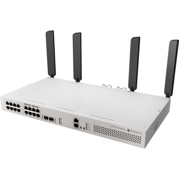 Коммутатор сетевой Mikrotik CRS418-8P-8G-2S+5axQ2axQ-RM