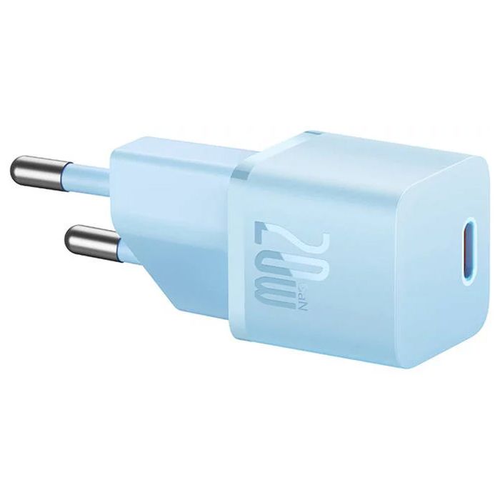 Зарядное устройство Baseus USB-C PD20W GaN blue (CCGN050103) изображение 4