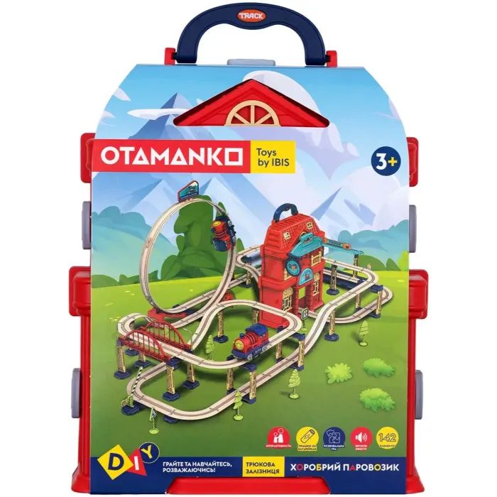 Железная дорога Otamanko Храбрый паровозик трюковая железная дорога 142 детали (89953) изображение 12