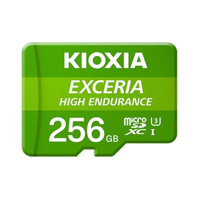 Карта памяти Kioxia 256GB microSDXC class 10 UHS-I U3 V30 Exceria High Endurance (LMHE1G256GG2)