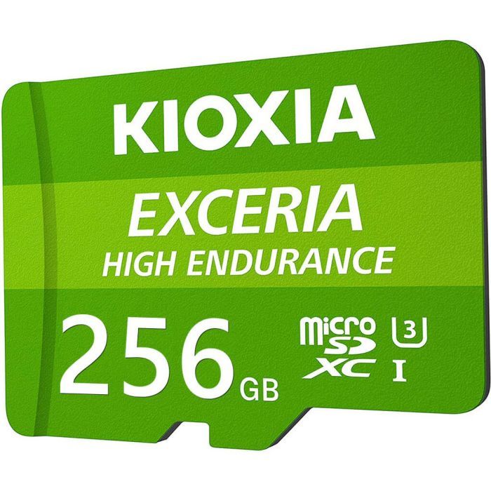 Карта памяти Kioxia 256GB microSDXC class 10 UHS-I U3 V30 Exceria High Endurance (LMHE1G256GG2) изображение 2