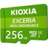 Карта памяти Kioxia 256GB microSDXC class 10 UHS-I U3 V30 Exceria High Endurance (LMHE1G256GG2) изображение 2