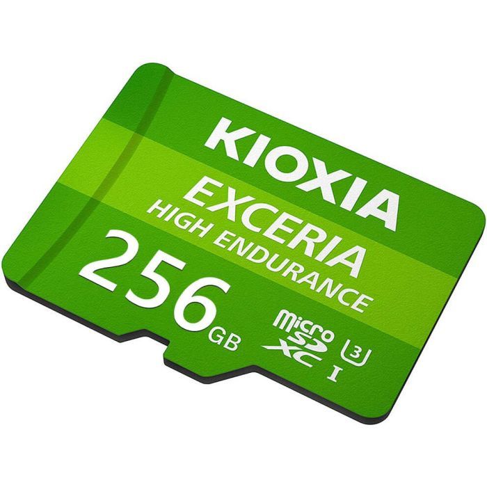 Карта памяти Kioxia 256GB microSDXC class 10 UHS-I U3 V30 Exceria High Endurance (LMHE1G256GG2) изображение 3