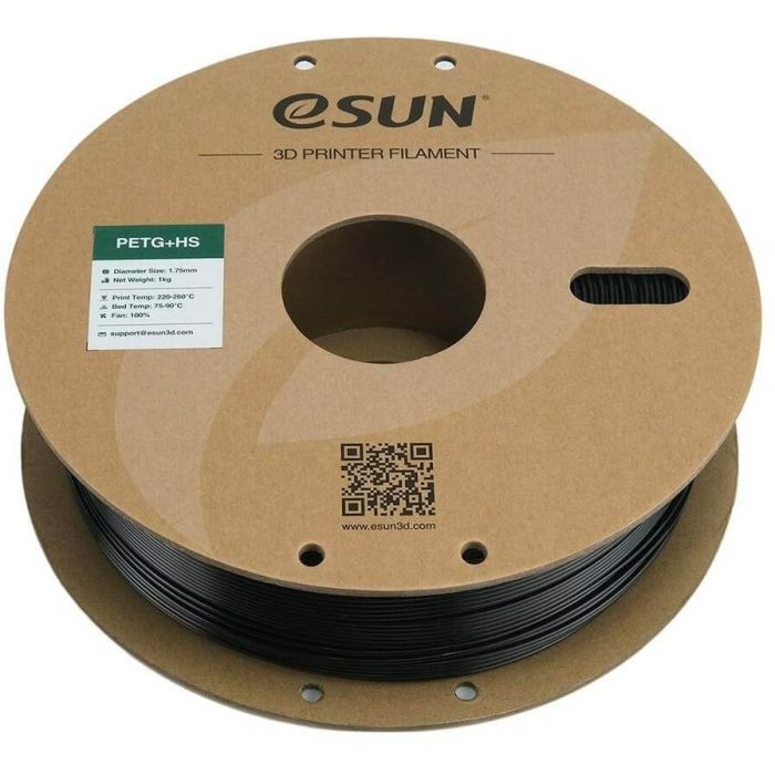 Пластик для 3D-принтера eSUN ePETG+HIGH SPEED 1,75mm 1kg GREY (EPETG+HS-P175SH1) зображення 3