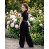 Штани дитячі A-Yugi палаццо (9396-146G-black) зображення 7