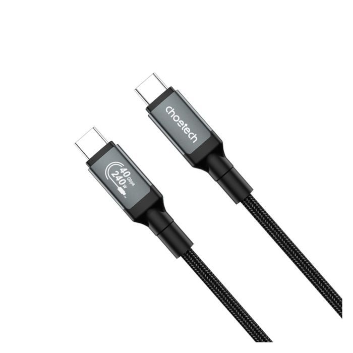 Дата кабель USB-C to USB-C 2.0m USB4 Gen 3 240W 8K Choetech (XCC-1042)