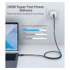 Дата кабель USB-C to USB-C 2.0m USB4 Gen 3 240W 8K Choetech (XCC-1042) изображение 6