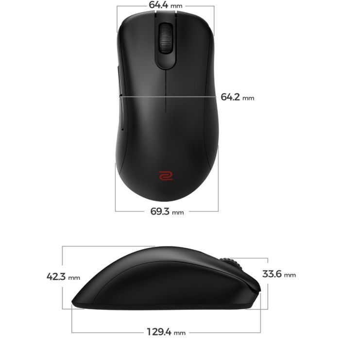 Мышка Zowie EC1-DW Wireless Black (9H.N4TBE.A2E) изображение 7