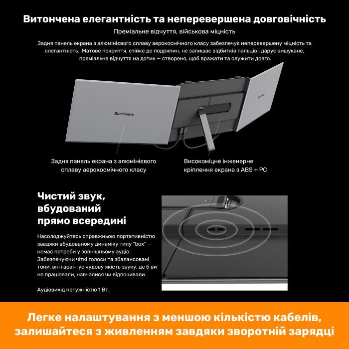 Монитор Blackview Dual Screen 15.3inch (BVDCM8) изображение 12