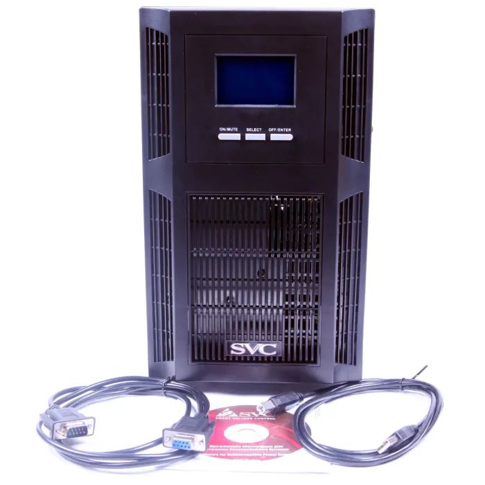 Источник бесперебойного питания SVC PT-2KSB-LCD 2000VA (PT-2KSB-LCD) изображение 2