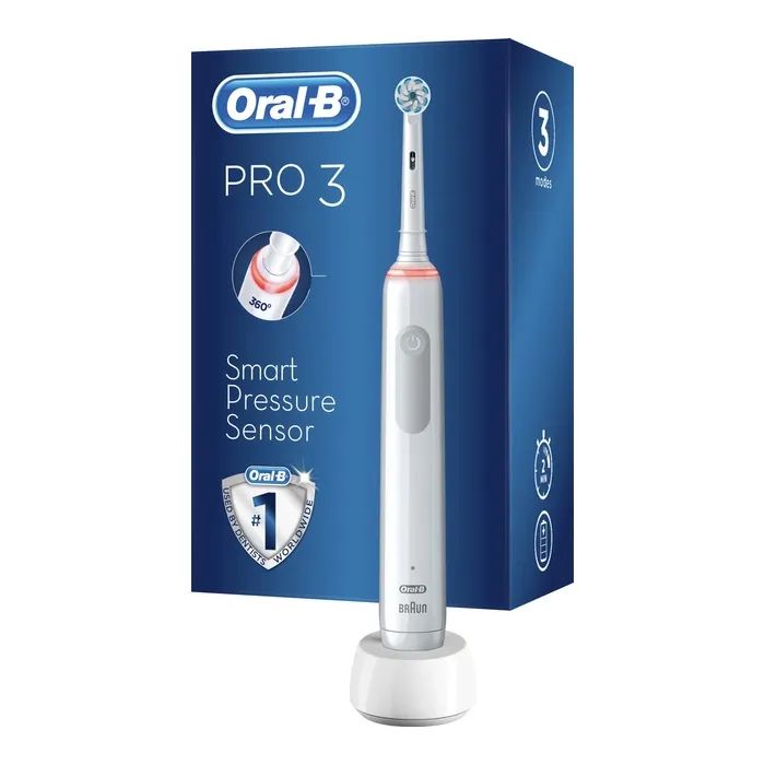 Електрична зубна щітка Oral-B PRO3 3000 D505.513.3 Sensitive (4210201291237) зображення 3