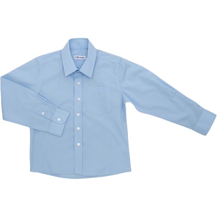 Рубашка детская Silver Spoon с длинным рукавом (SS-B-B-1402-105-122B-blue)